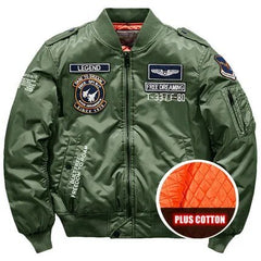 Bomber Embroidered Military Jacket Uniform Large Size Coat Tooling Jacket - Polished 24/7