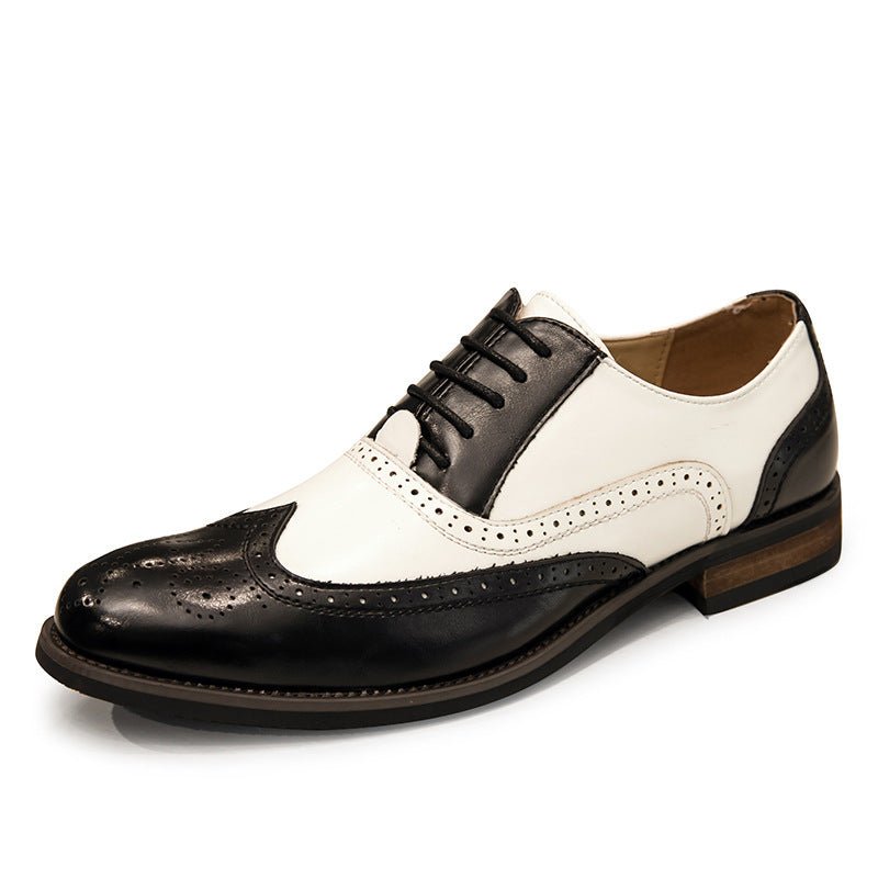 British Carved Men's Business Dress Shoes - Polished 24/7