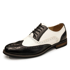 British Carved Men's Business Dress Shoes - Polished 24/7