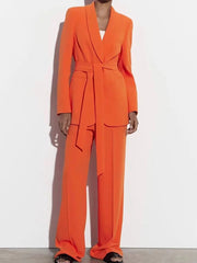 Casual Blazers Coats + Trousers Female Elegant Suit - Polished 24/7
