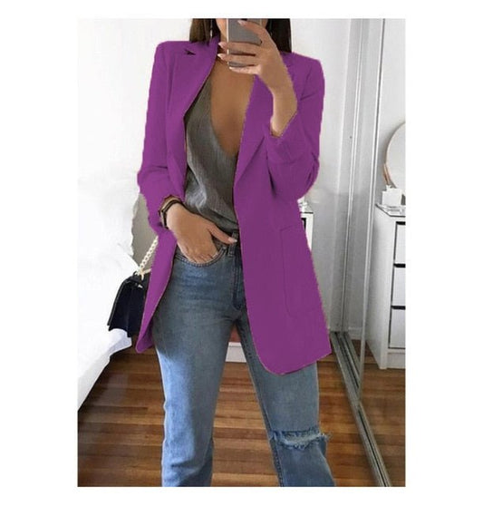 Casual Fall Blazer - Polished 24/7