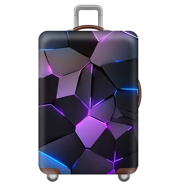 Designer Thick Elastic Luggage Cover 18-32 Inch Trolley Case Cover - Polished 24/7