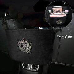 Luxury Diamond Rhinestone Car Storage Bag Organizer - Polished 24/7