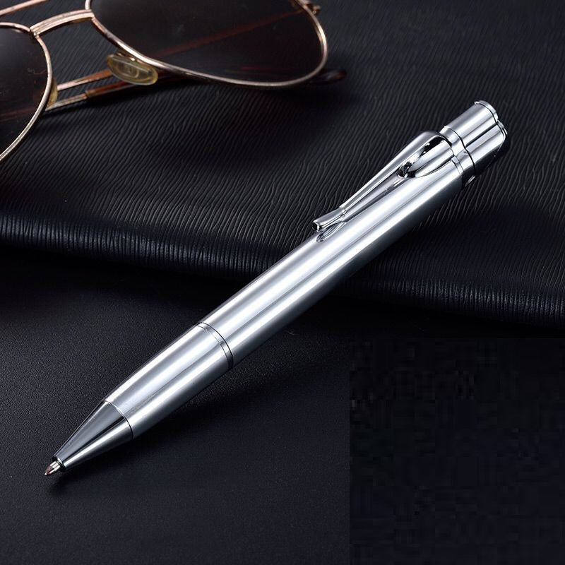 Metal Windproof Ballpoint Pen Lighter - Polished 24/7