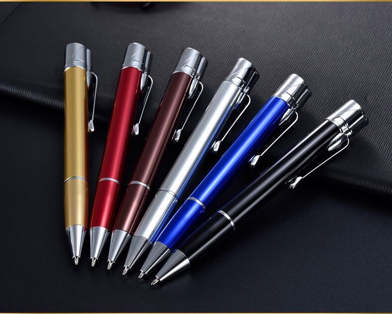 Metal Windproof Ballpoint Pen Lighter - Polished 24/7