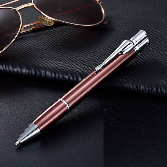 Metal Windproof Ballpoint Pen Lighter - Polished 24/7