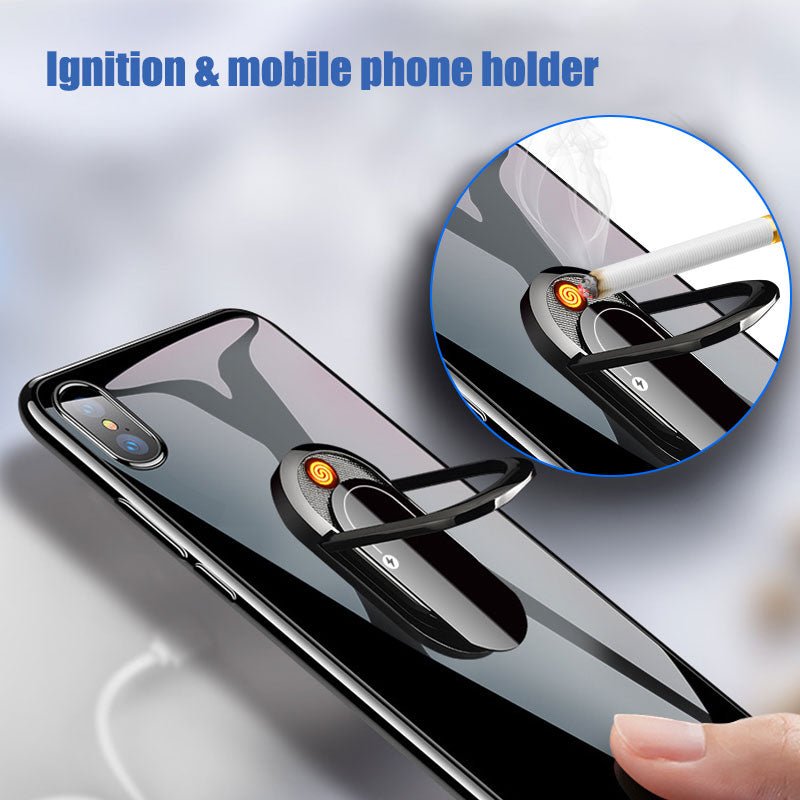 Mobile Phone Holder Electric Lighter - Polished 24/7