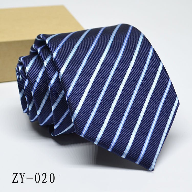 New Men's Hot Sale 1200D Striped Tie - Polished 24/7