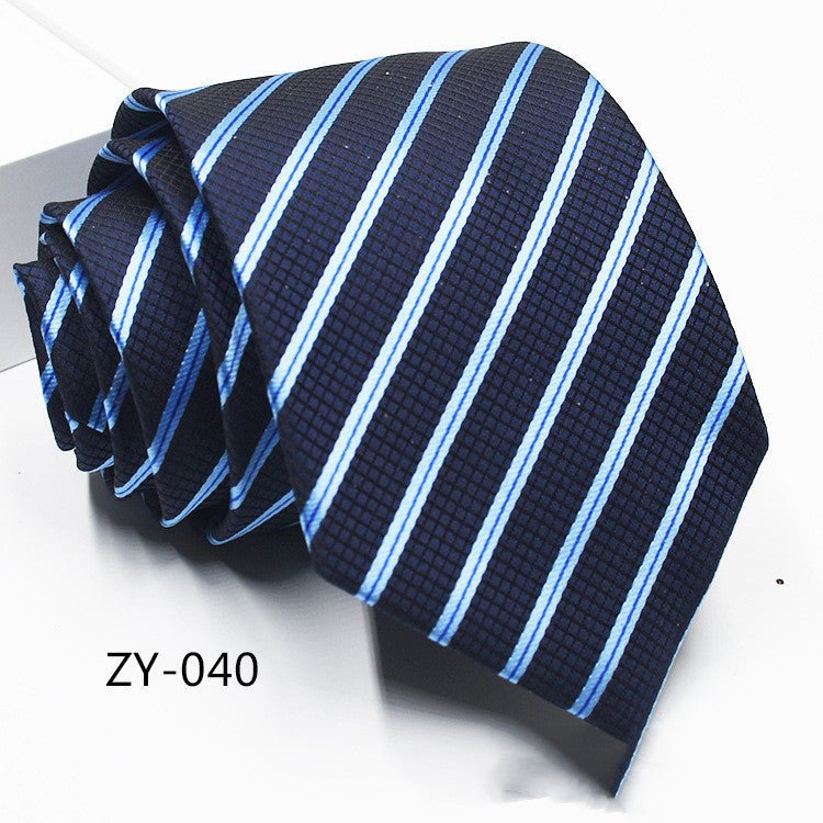 New Men's Hot Sale 1200D Striped Tie - Polished 24/7