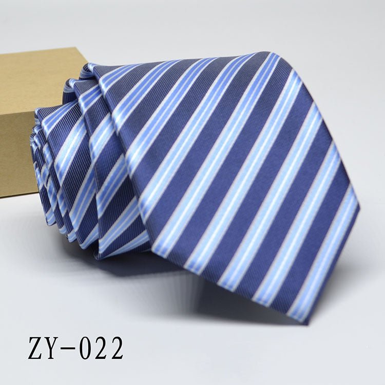 New Men's Hot Sale 1200D Striped Tie - Polished 24/7