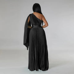 One Shoulder Evening/Party Dress - Polished 24/7