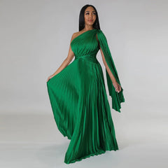 One Shoulder Evening/Party Dress - Polished 24/7