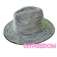 Rhinestone Fedora Jazz Hat - Polished 24/7