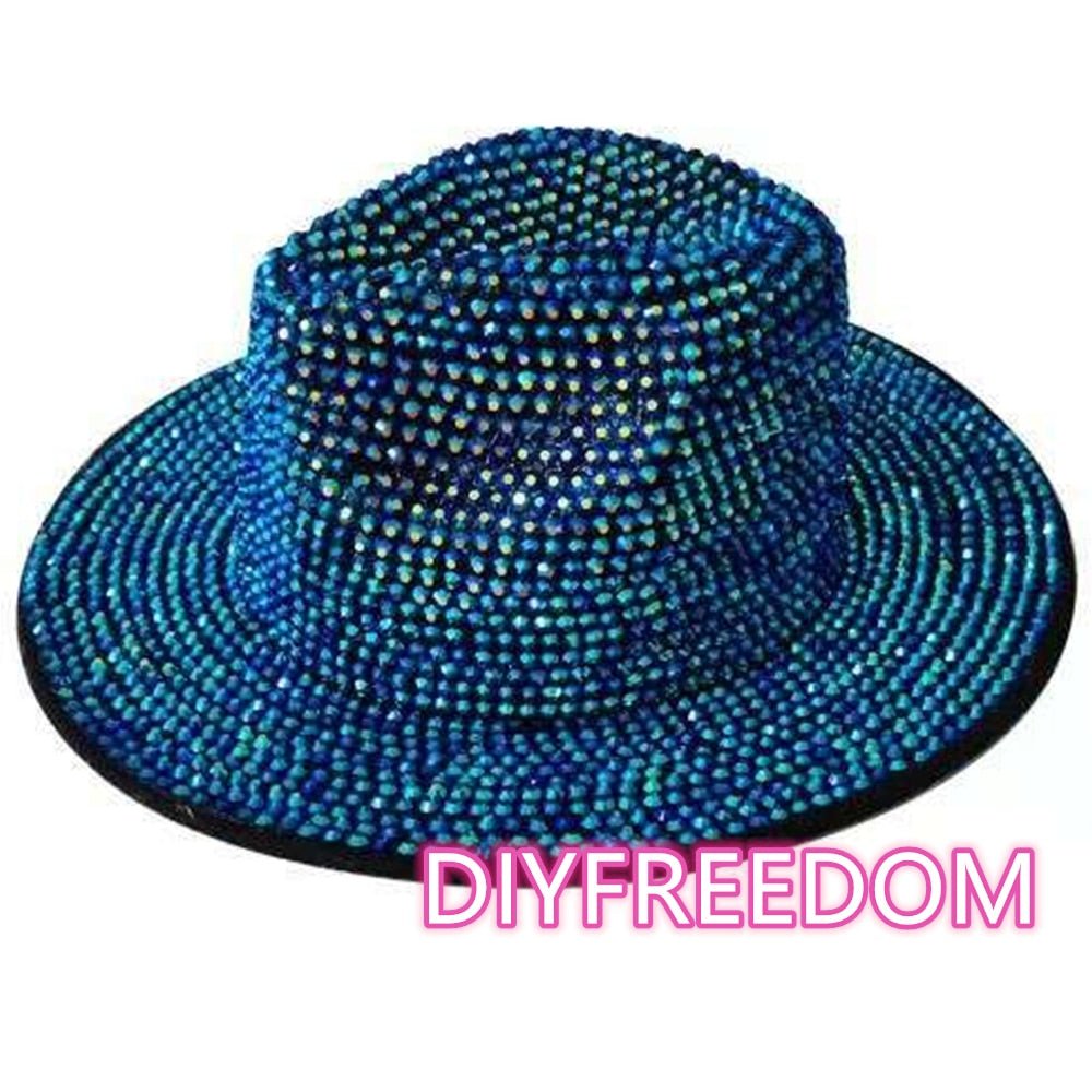 Rhinestone Fedora Jazz Hat - Polished 24/7