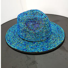 Rhinestone Fedora Jazz Hat - Polished 24/7