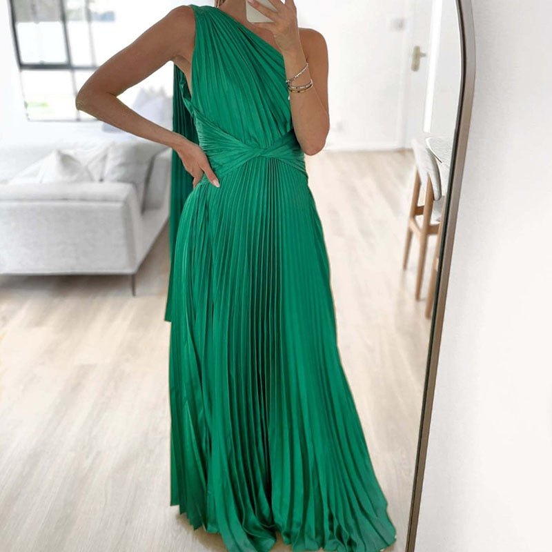 Sexy Off Shoulder Maxi Dress - Polished 24/7