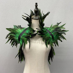 Sexy Punk Gothic Feather Natural Feather Shrugs Shawl - Polished 24/7