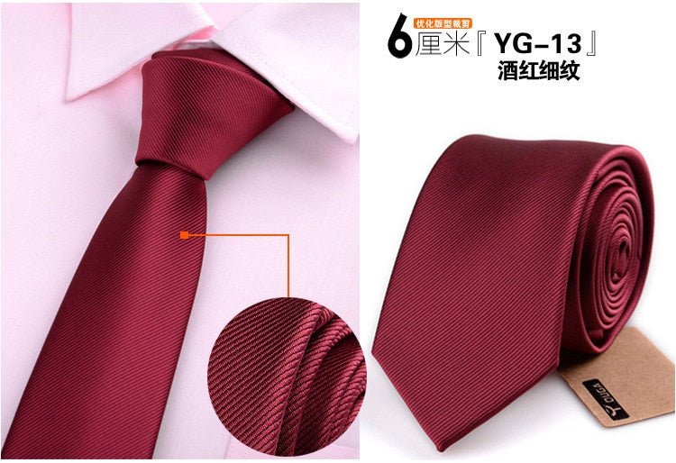 SHENNAIWEI corbatas hombre 2023 fashion New Classic England style Stripes gravatas jacquard woven Men's Tie Necktie 6cm lote - Polished 24/7