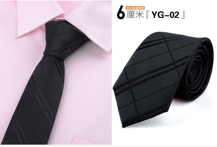SHENNAIWEI corbatas hombre 2023 fashion New Classic England style Stripes gravatas jacquard woven Men's Tie Necktie 6cm lote - Polished 24/7