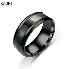 Smart Sensor Body Temperature Unisex Ring - Polished 24/7