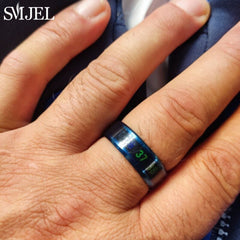 Smart Sensor Body Temperature Unisex Ring - Polished 24/7