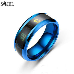 Smart Sensor Body Temperature Unisex Ring - Polished 24/7