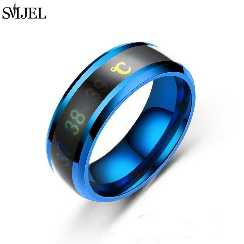 Smart Sensor Body Temperature Unisex Ring - Polished 24/7