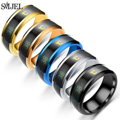 Smart Sensor Body Temperature Unisex Ring - Polished 24/7