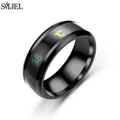 Smart Sensor Body Temperature Unisex Ring - Polished 24/7