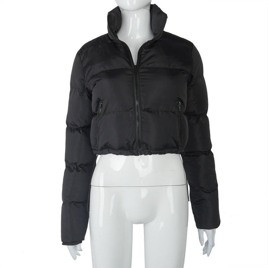 Solid Down Coat Puffer Jacket - Polished 24/7