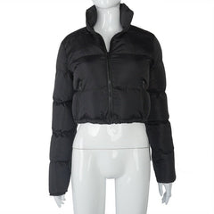 Solid Down Coat Puffer Jacket - Polished 24/7