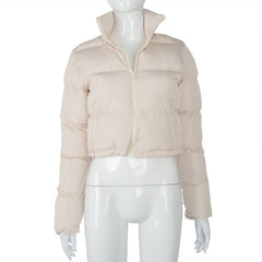 Solid Down Coat Puffer Jacket - Polished 24/7