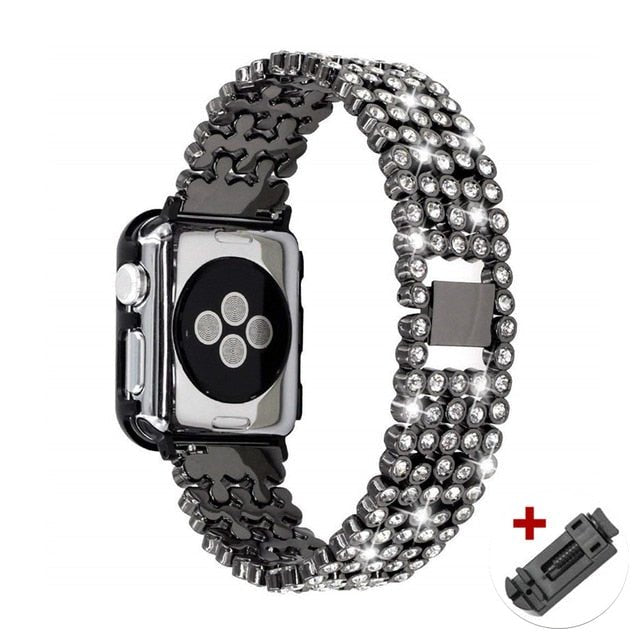Stainless Steel Watch Band Strap for Apple Watch 8 Ultra 49mm 7 41 45mm 6 SE 5 4 3 40 44mm Wristband for iwatch 38 42 bracelet - Polished 24/7