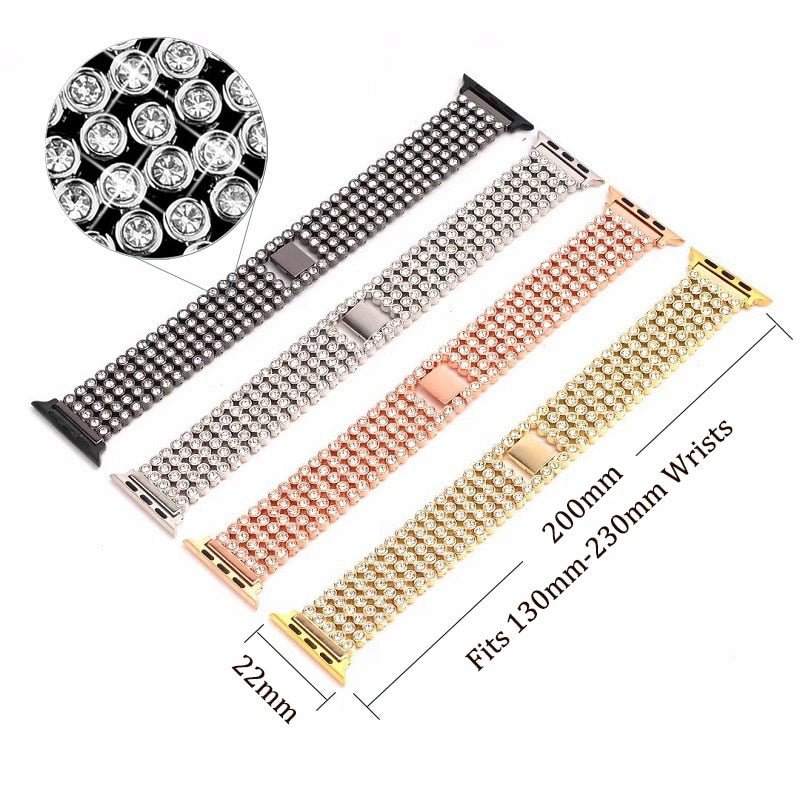 Stainless Steel Watch Band Strap for Apple Watch 8 Ultra 49mm 7 41 45mm 6 SE 5 4 3 40 44mm Wristband for iwatch 38 42 bracelet - Polished 24/7