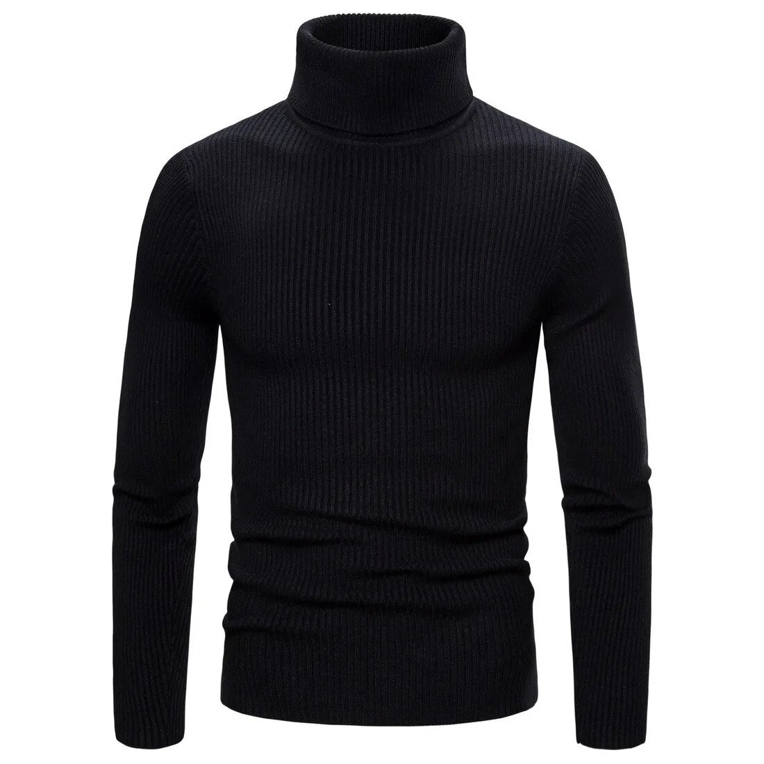 Turtleneck Casual Knitted Sweater - Polished 24/7