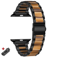 Women Wristband for Apple Watch Band 6 Se 5 4 40mm 44mm 8 7 41mm 45mm Steel+resin Bracelet for IWatch Ultra 49mm 38mm 42mm Strap